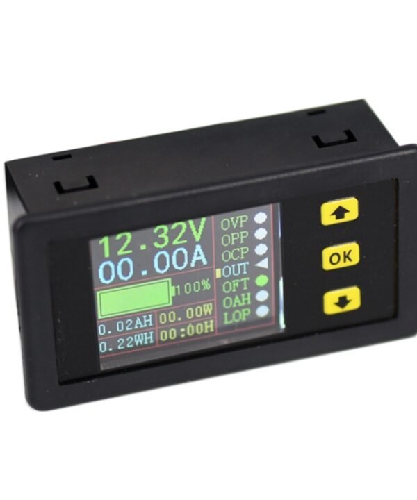 90V 20A Color Dual-Display Voltage Current Meter Charge Discharge Measurement Counter