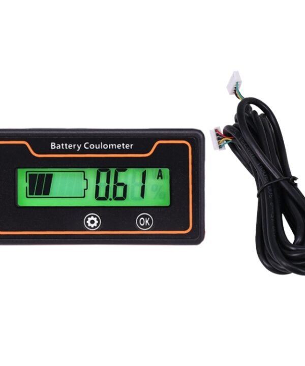 2m 200A 12V 48V Digital Display DC Current Voltmeter Lead-Acid Lithium Battery Charge Meter