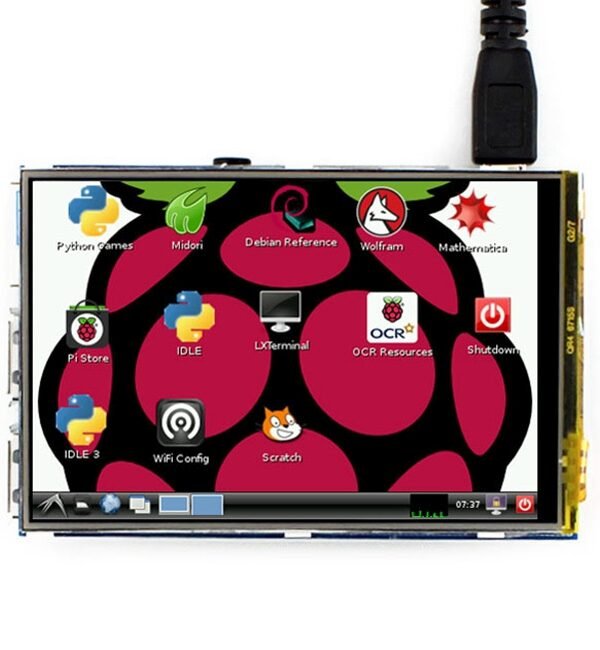WAVESHARE 3.5 inch 320x480 Touch Screen TFT LCD for Raspberry Pi