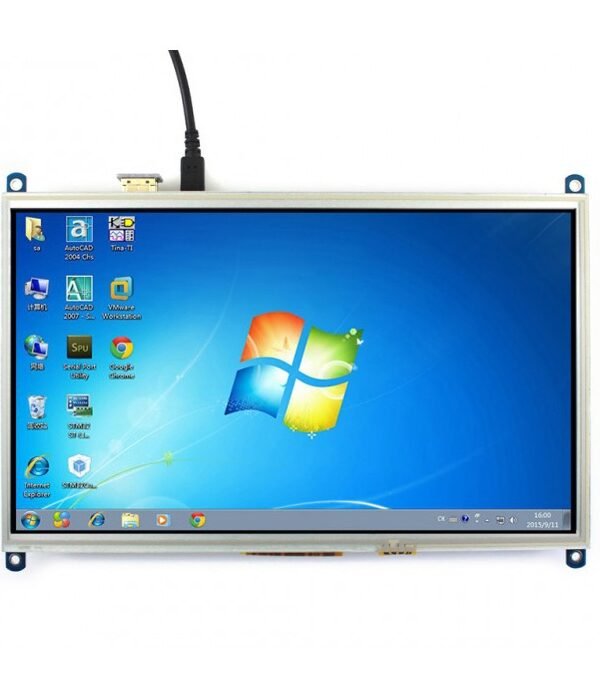 WAVESHARE 10.1inch Resistive Touch Screen LCD, HDMI interface, Designed for Raspberry Pi