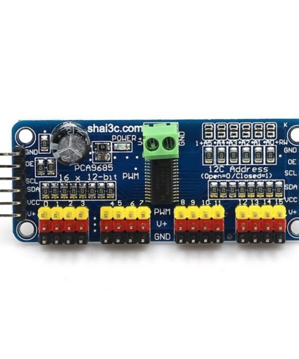 16 Channel PWM Servo Motor Controller DIY for Arduino