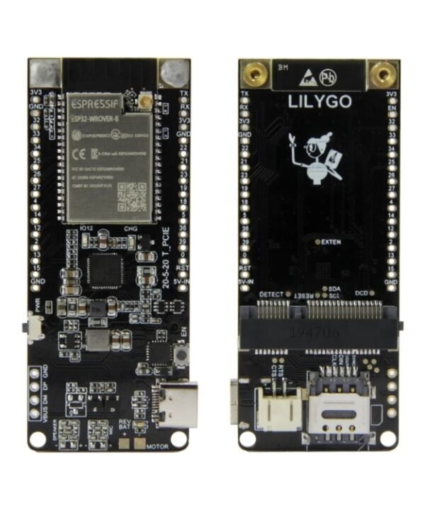 TTGO T-PCIE ESP32-WROVER-B AXP192 Chip WiFi Bluetooth Nano Card SIM Series Module 4MB Hardware Composable Development Board