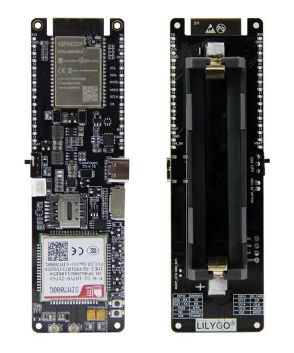 TTGO T-SIM7000G ESP32 WiFi Bluetooth 18560 Battery Holder Solar Charge Module Development Board