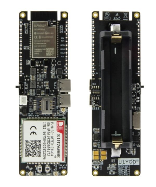 TTGO T-SIM7600E-H ESP32 WiFi Bluetooth 18560 Battery Holder Solar Charge Module Development Board