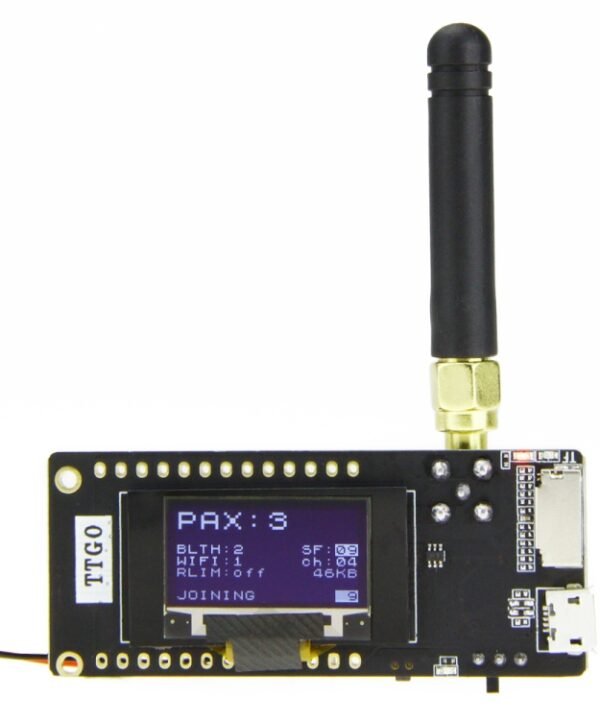 TTGO LORA32 V2.1 ESP32 0.96 inch OLED Bluetooth WiFi Wireless Module 433MHz SMA IP5306 Module with Antenna