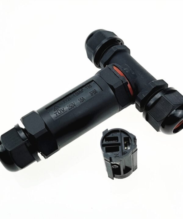 XY25 IP68 Waterproof 3 Pin T-type Cable Connector