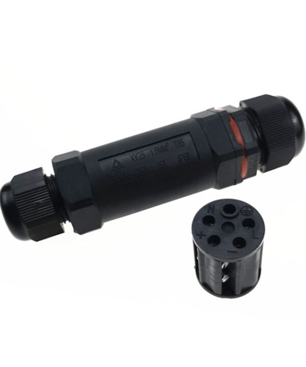 XY25 IP68 Waterproof 5 Pin Straight Cable Connector