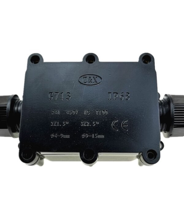 G713 IP68 Waterproof Two-way Junction Box for Protecting Circuit Board