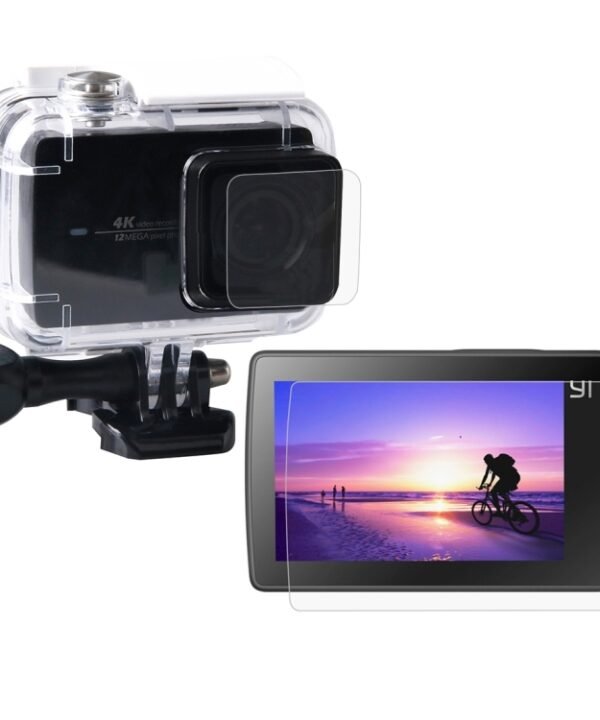 Ultra Clear LCD Screen Protector + Housing Glass Lens Protector Film for Xiaomi Xiaoyi II 4K Camera