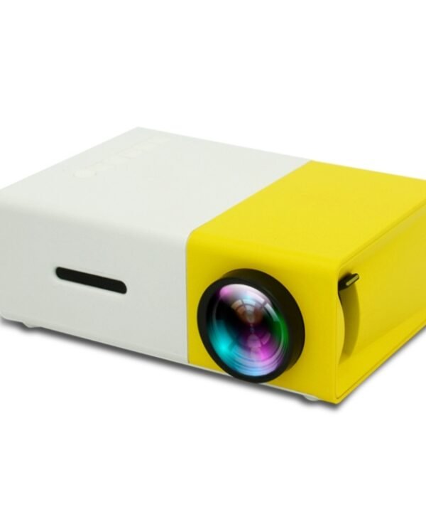 YG300 400LM Portable Mini Home Theater LED Projector with Remote Controller, Support HDMI, AV, SD, USB Interfaces
