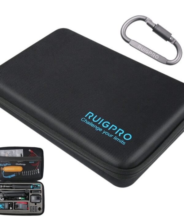 RUIGPRO Shockproof Waterproof Portable Case Box for DJI Osmo Action, Size: 33.5cm x 22.7cm x 6.3cm, Large