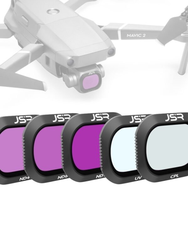 JSR Drone 5 in 1 UV+CPL+ND4+ND8+ND16 Lens Filter for DJI MAVIC 2 Pro
