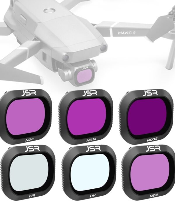 JSR Drone 6 in 1 UV+CPL+ND4+ND8+ND16+ND32 Lens Filter for DJI MAVIC 2 Pro