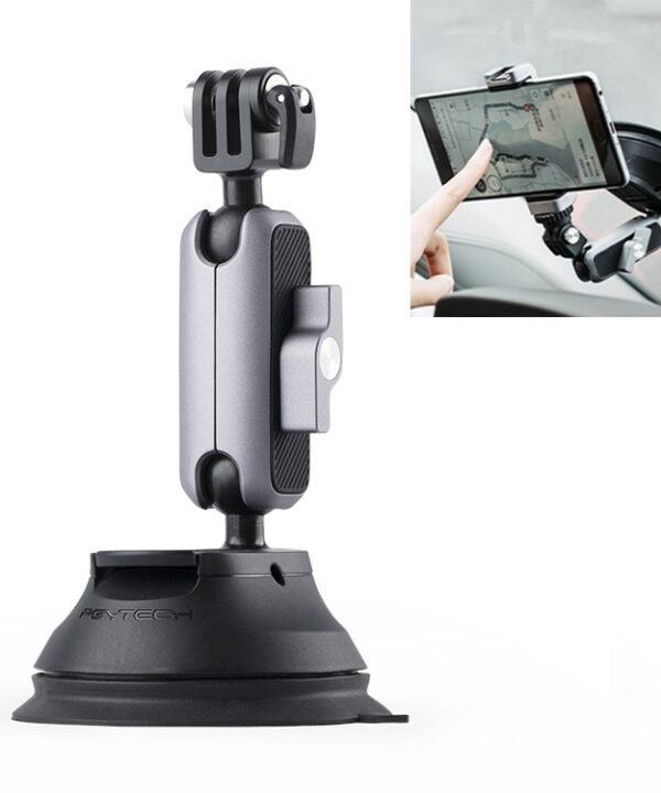 PGYTECH P-GM-132 Action Camera Suction Cup Phone Holder for DJI Osmo Action & GoPro 8/7, P-GM-132