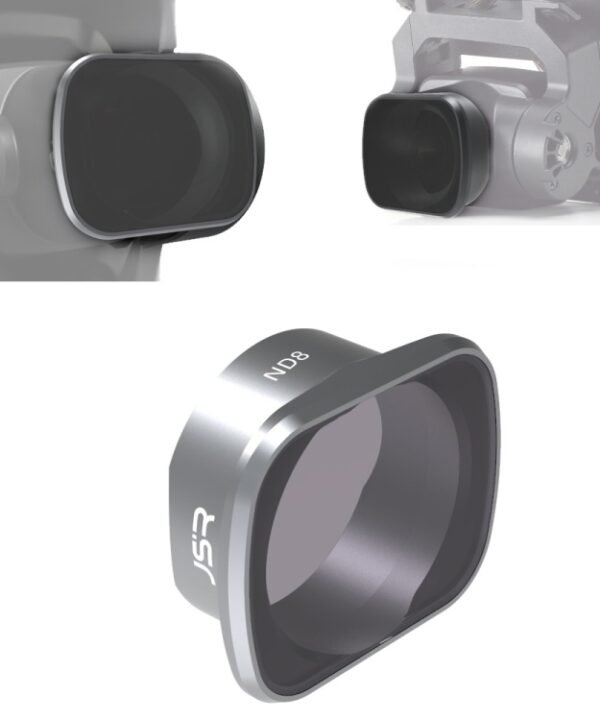 JSR KS ND8 Lens Filter for DJI FPV, Aluminum Alloy Frame