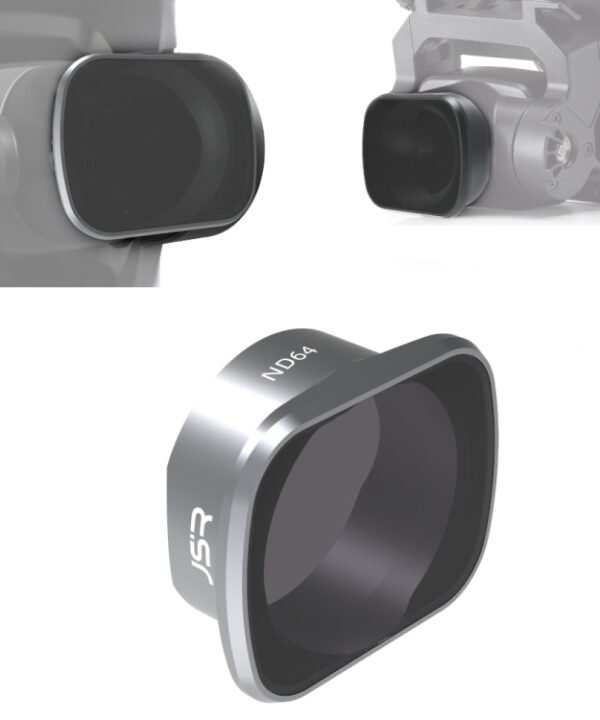 JSR KS ND64 Lens Filter for DJI FPV, Aluminum Alloy Frame
