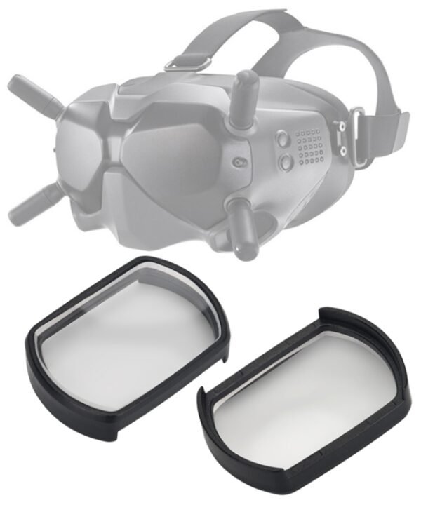 RCSTQ 2 PCS 200 Degree Myopia Glasses Lens Vision Correction Aspherical Lens for DJI FPV Goggles V2