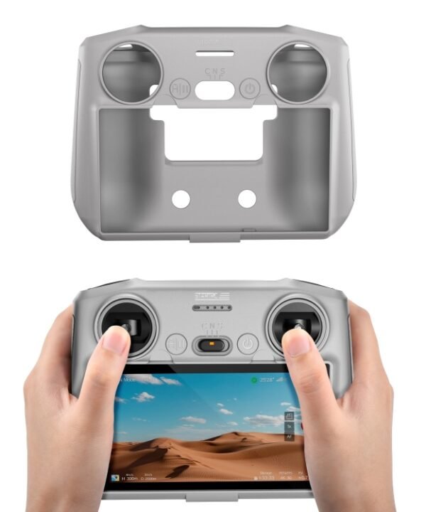 STARTRC Silicone Shockproof Anti-scratch Case for DJI Mini 3 Pro Remote Control, For DJI Mini 3 Pro Remote Control(Grey), For DJI Mini 3 Pro Remote Control(Black)