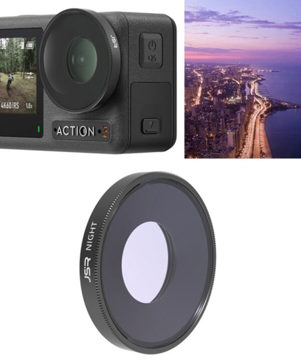 JSR NIGHT Lens Filter For DJI Osmo Action 3