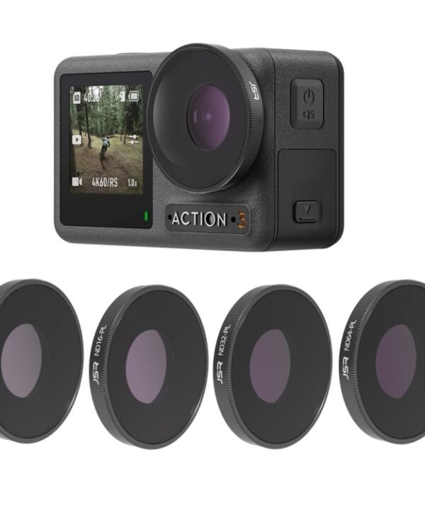 JSR 4 in 1 ND8PL / ND16PL / ND32PL / ND64 PL Lens Filter For DJI Osmo Action 3