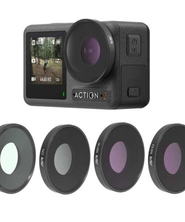 JSR 4 in 1 UV CPL ND16 ND32 Lens Filter For DJI Osmo Action 3