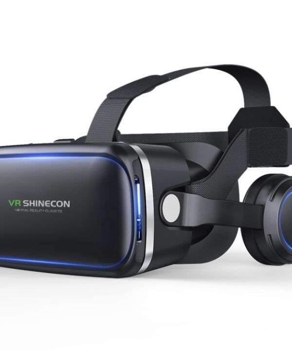 VR SHINECON G04E Virtual Reality 3D Video Glasses Suitable for 3.5 inch - 6.0 inch Smartphone with HiFi Headset