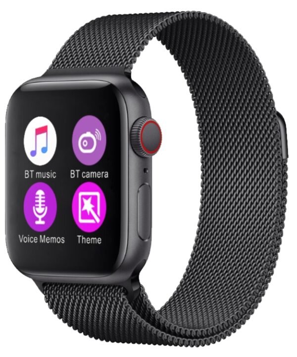H55Pro 1.4 inch TFT Screen Smart Bluetooth Watch, Support Sleep Monitor / Heart Rate Monitor / Blood Pressure Monitor, Style: Steel Strap, Style: Steel Strap(Black), Style: Steel Strap(Silver), Style: Steel Strap(Rose Pink)