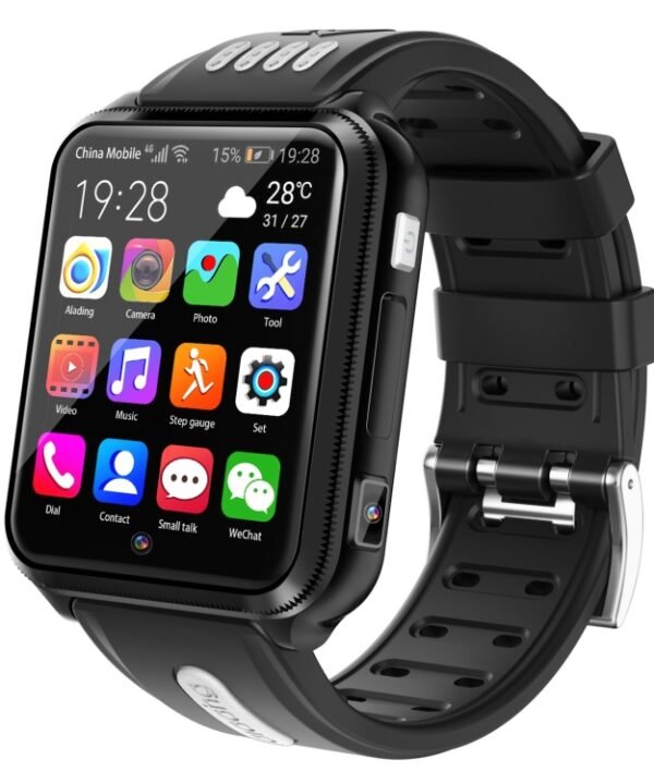 H1(1+8) 1.54 inch Full-fit Screen Dual Cameras Smart Phone Watch, Support SIM Card / GPS Tracking / Real-time Trajectory / Temperature Monitoring