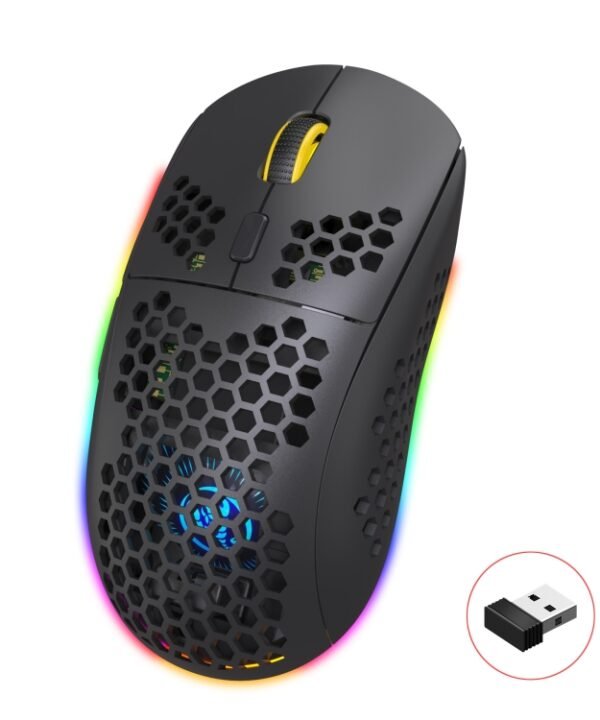 HXSJ T90 RGB Light Three-mode Wireless Gaming Mouse