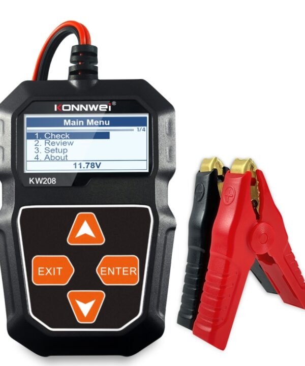 KONNWEI KW208 Car TFT Color Screen Battery Tester Support 8 Languages