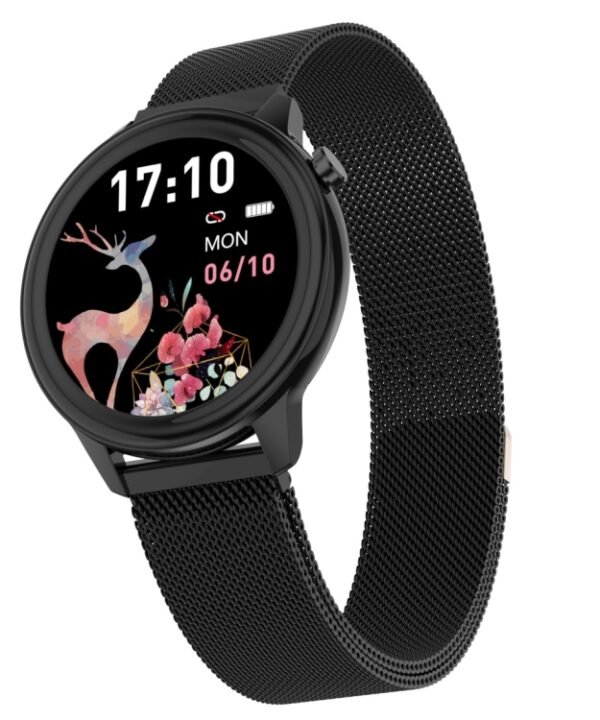 F80 1.3 inch TFT Color Screen IP68 Waterproof Women Smart Watch, Support Body Temperature Monitor / Blood Pressure Monitor / Menstrual Cycle Reminder