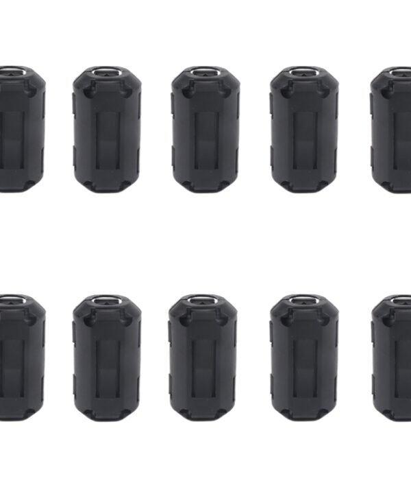 10 PCS / Pack 9mm Anti-interference Degaussing Ring Ferrite Ring Cable Clip Core Noise Suppressor Filter