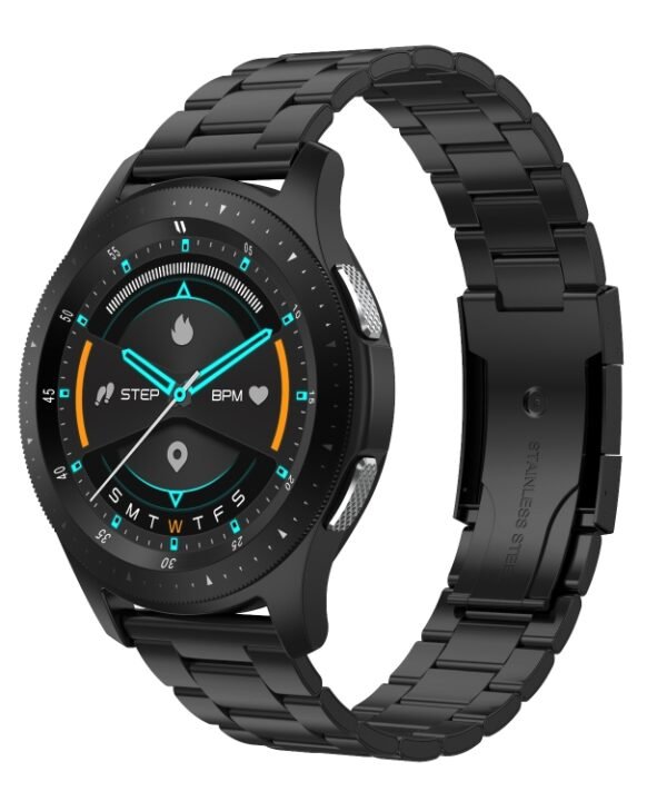 W68 1.54 inch Touch Screen IP67 Waterproof Smart Bracelet, Support Blood Oxygen Monitoring / Bluetooth Call / Heart Rate Monitoring, Style: Steel Strap