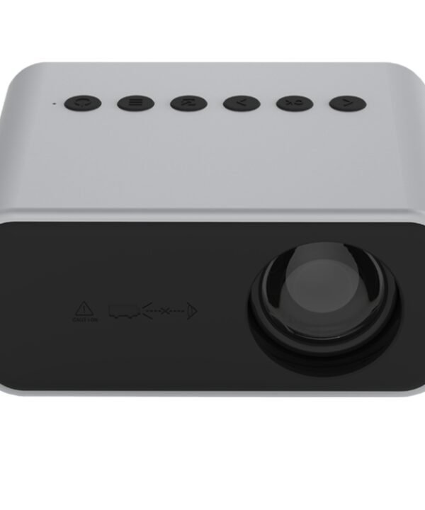 T500 1920x1080P 80 Lumens Portable Home Theater LED HD Digital Projector, Without Remote Control & Adaptor, With Remote Control & Adaptor
