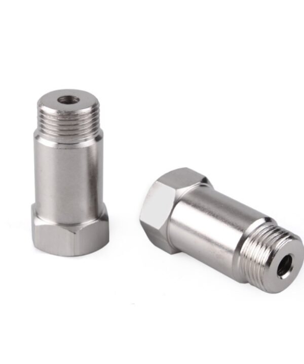 2 PCS Car 45mm Oxygen Sensor Adapter Oxygen Extension Modified Connector M18x1.5