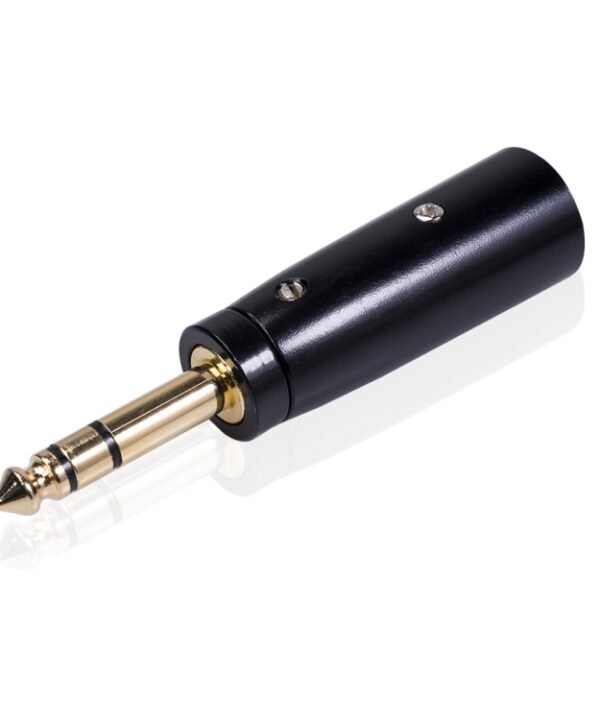 LZ1166G 6.35mm Stereo Male to XRL Male Audio Adapter Microphone Stereo Speaker Connector