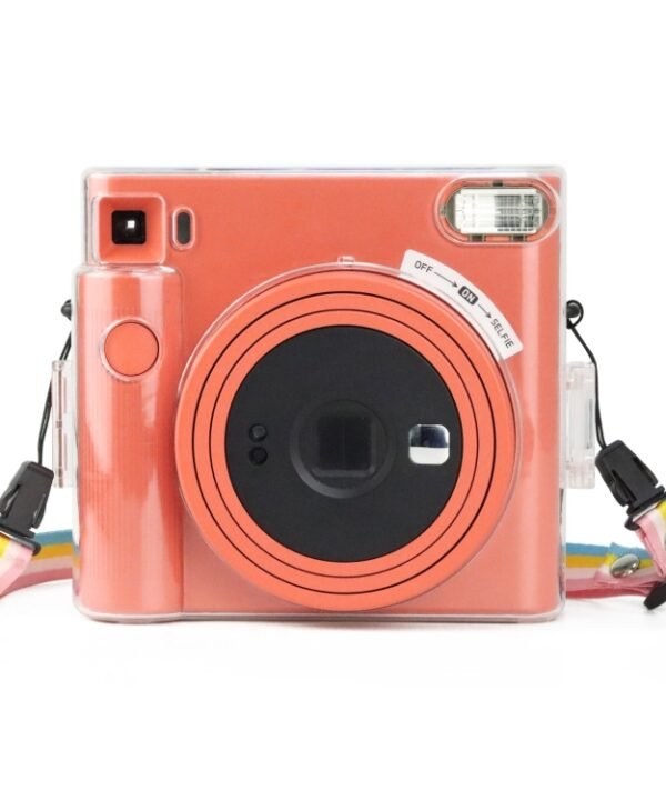 Clear Crystal Camera Bag with Shoulder Strap for Fujifilm Instax Square SQ1