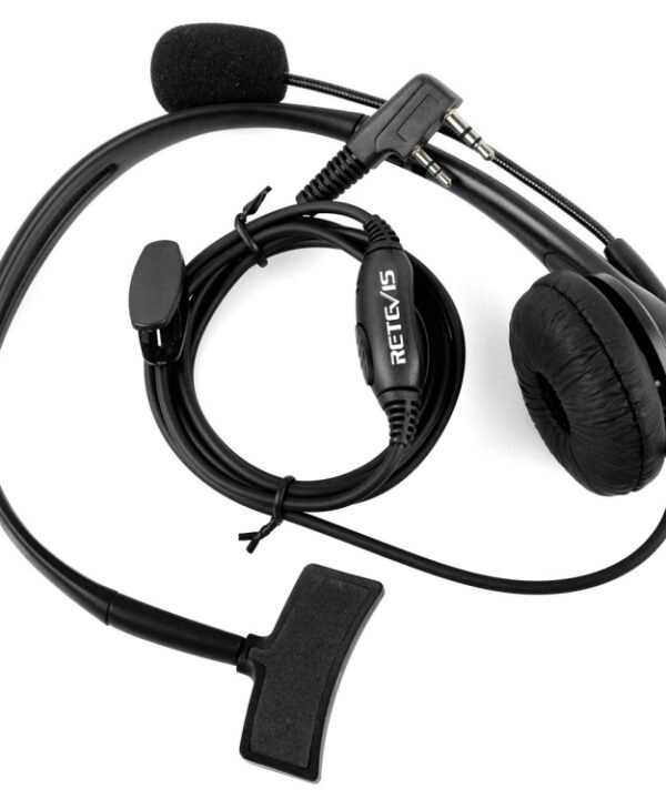 RETEVIS TK 2 Pin PTT Headphone Microphone for H-777 / RT-5R / RT-5RV / RT-B6