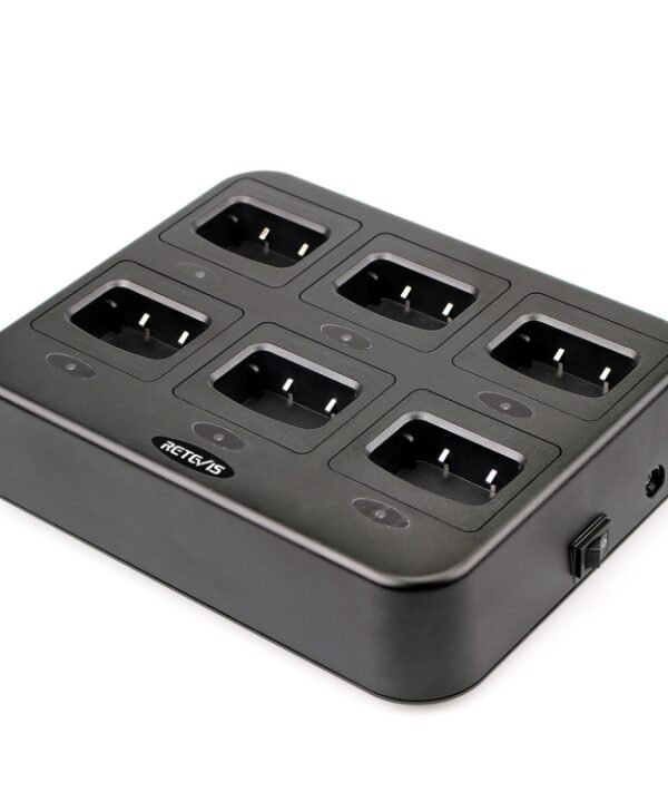RETEVIS RTC777 Six-Way Walkie Talkie Charger for Retevis H777,, RTC777 AU Plug, RTC777 US Plug, RTC777 EU Plug, RTC777 UK Plug