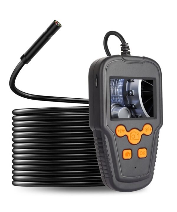 P60A 8mm 1080P 2.4 inch IPS Screen IP68 Waterproof HD Digital Endoscope, 8mm 2m Hard Cable, 8mm 5m Hard Cable, 8mm 10m Hard Cable