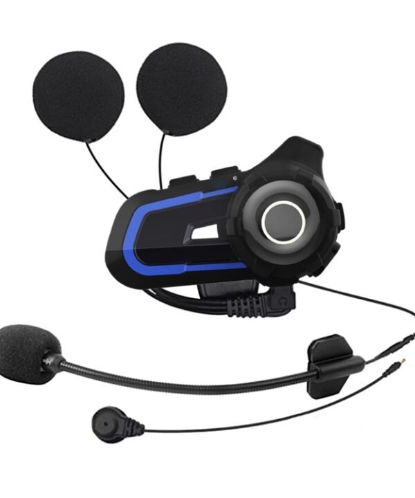 WUPP Bluetooth 5.1 S2 Motorcycle Helmet Full Duplex Bluetooth Intercom Headset Earphone