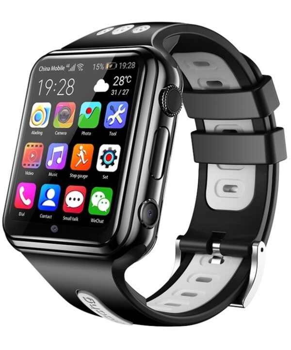 W5 1.54 inch Full-fit Screen Dual Cameras Smart Phone Watch, Support SIM Card / GPS Tracking / Real-time Trajectory / Temperature Monitoring,, 1GB+16GB, 2GB+16GB, 2GB+32GB