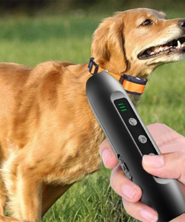 Tsattine N10 Ultrasonic Dog Repeller with LED Electricity Display & Flashlight