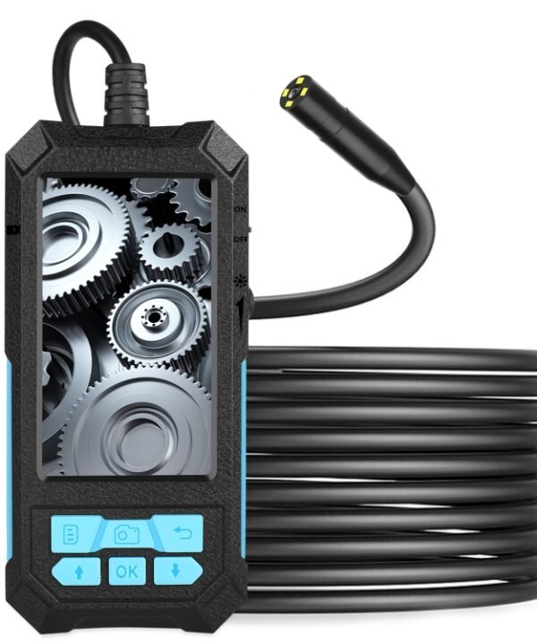 P90 11mm 4.5 inch HD 500W Autofocus Camera Endoscope Portable Waterproof Industrial Pipe Endoscope,, Hard Cable Length: 2m, Hard Cable Length: 5m, Hard Cable Length: 10m