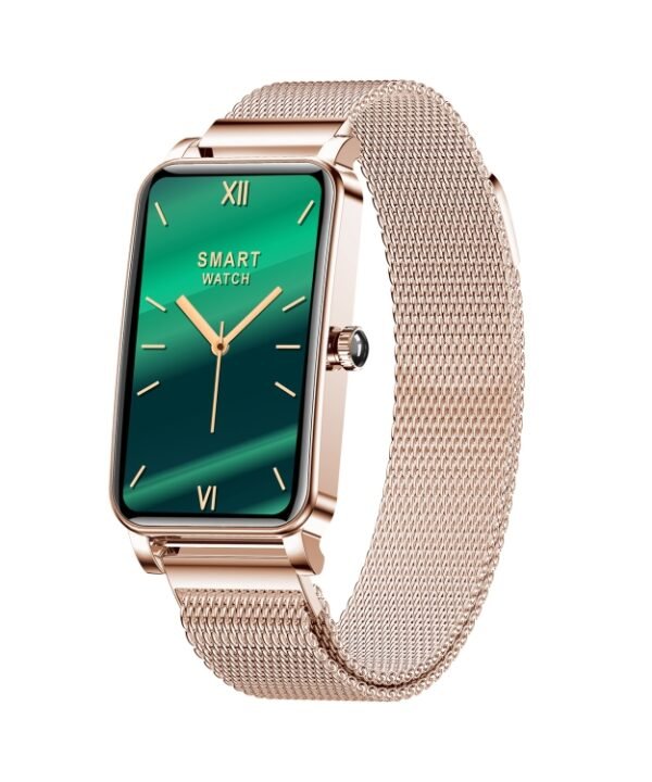 ZX19 1.45 inch HD Screen Bluetooth 5.0 IP68 Waterproof Women Smart Watch, Support Sleep Monitor / Menstrual Cycle Reminder / Heart Rate Monitor / Blood Oxygen Monitoring, Style: Milanese Strap, Milanese Strap(Gold), Milanese Strap(Silver)