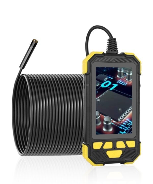 Y19 8mm Dual Lens Hand-held Hard-wire Endoscope with 4.3-inch IPS Color LCD Screen, 2m, 3.5m, 5m, 10m