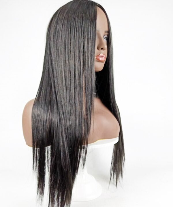 Centre-parted Long Straight Wig Headgear for Women
