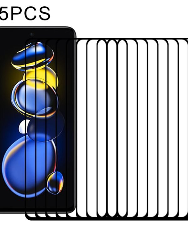 25 PCS Full Glue Cover Screen Protector Tempered Glass Film For Xiaomi Redmi Note 11T Pro/11T Pro+/11T Pro+ Astro Boy Limited Edition/Poco X4 GT