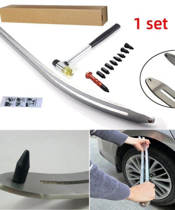 N7 12 in 1 Car Paintless Dent Removal Fender Damage Repair Puller Lifter Arc Crowbar Tools Hook Rods kit