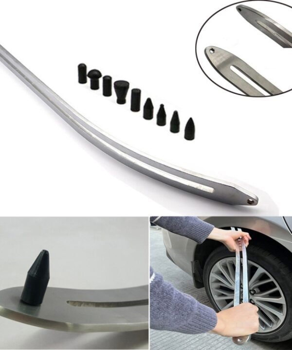 N8 10 in 1 Car Paintless Dent Removal Fender Damage Repair Puller Lifter Arc Crowbar Tools Hook Rods kit